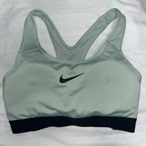 Nike Women's DRI-Fit Sports Bra - Light Green